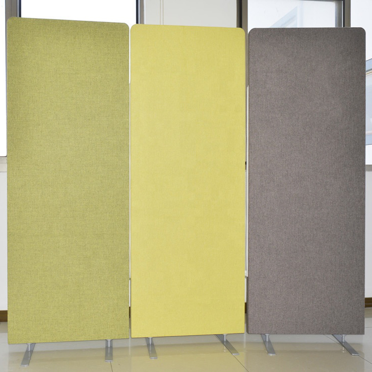 Soundproof Polyester Fiber Pet Acoustic Screen Cubicle Folding Movable Acoustic Room Divider