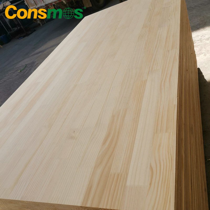 Cheap 1220*2440mm 24mm/30mm Waterproof Radiata Pine Wood Finger Joint Board Laminated Lumber for Decoration