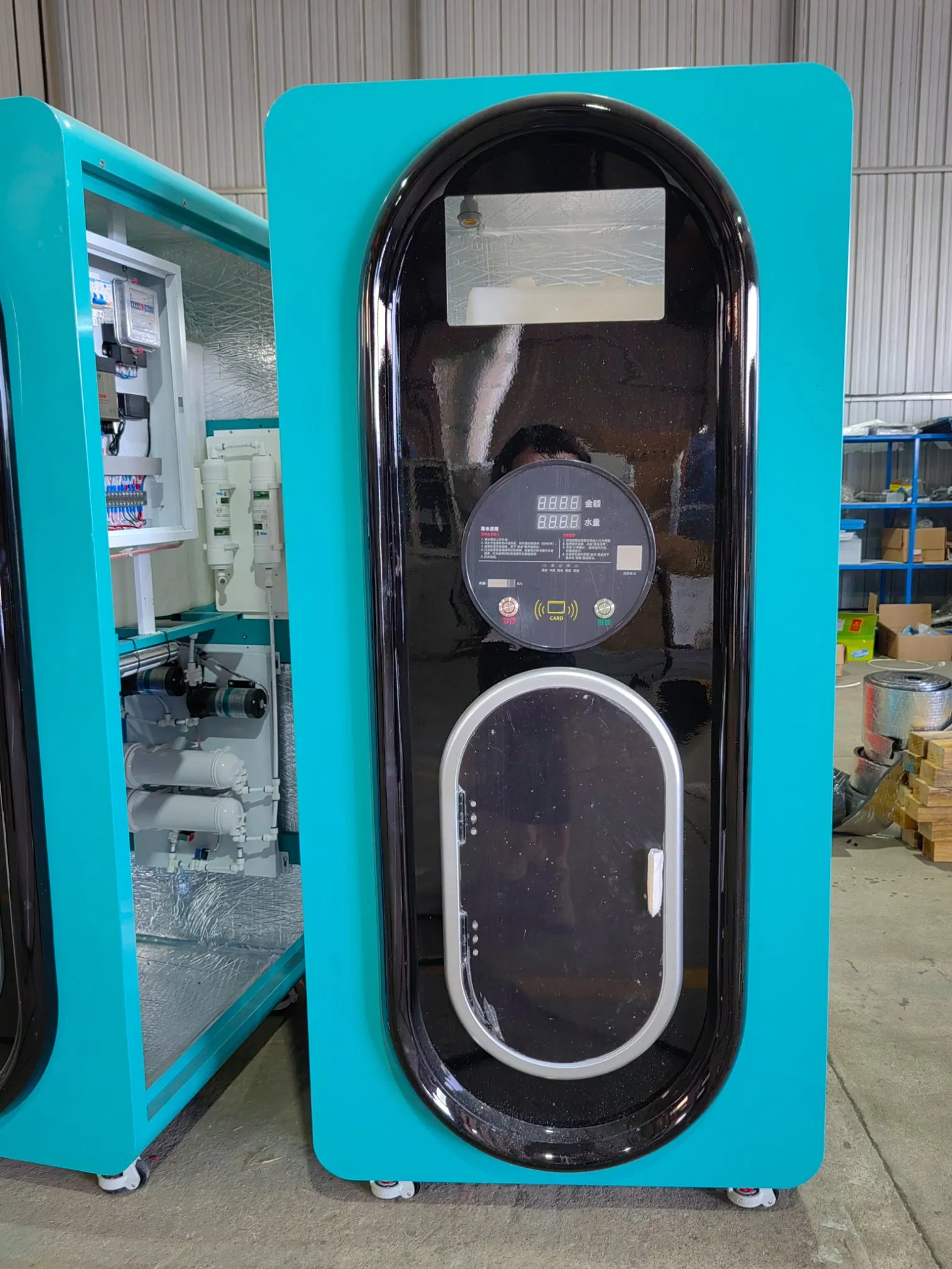 Factory Direct Sale Automatic Coin-Operated Purification Water Vending Machine with Multi-Layer Filtering Reverse Osmosis Sdk Function Expendedora De Agua