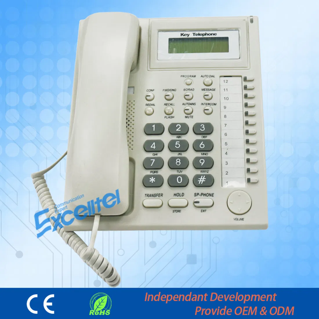 Exclusive Key Telephone for PBX Keyphone pH201