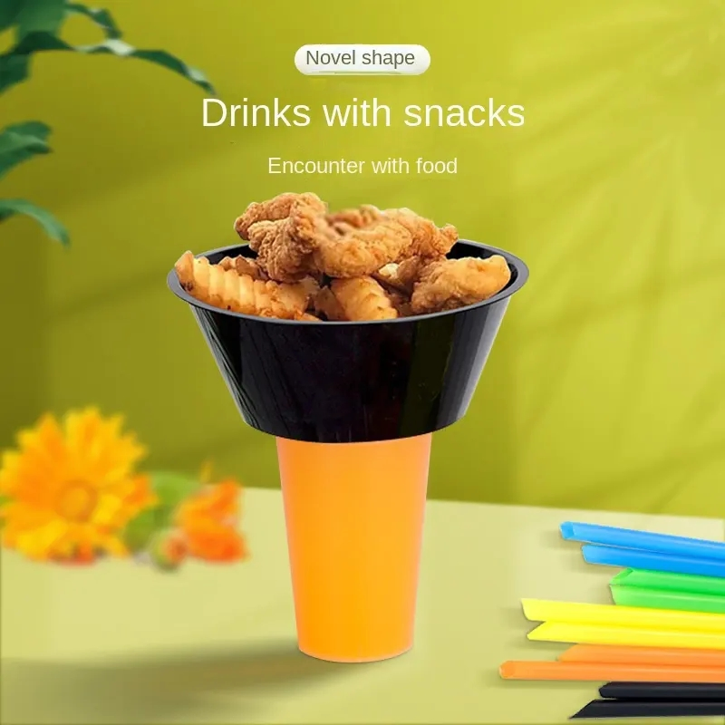 Plastic Portable Hot Pot Cup Custom PP Hard Plastic Cup Hot Pot Boba Cup