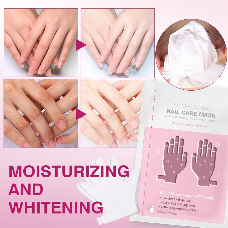 Private Label Gloves Peeling Exfoliating Repairing SPA Treatment Nourishing Manicure Moisturizing Whitening Collagen Hand Mask