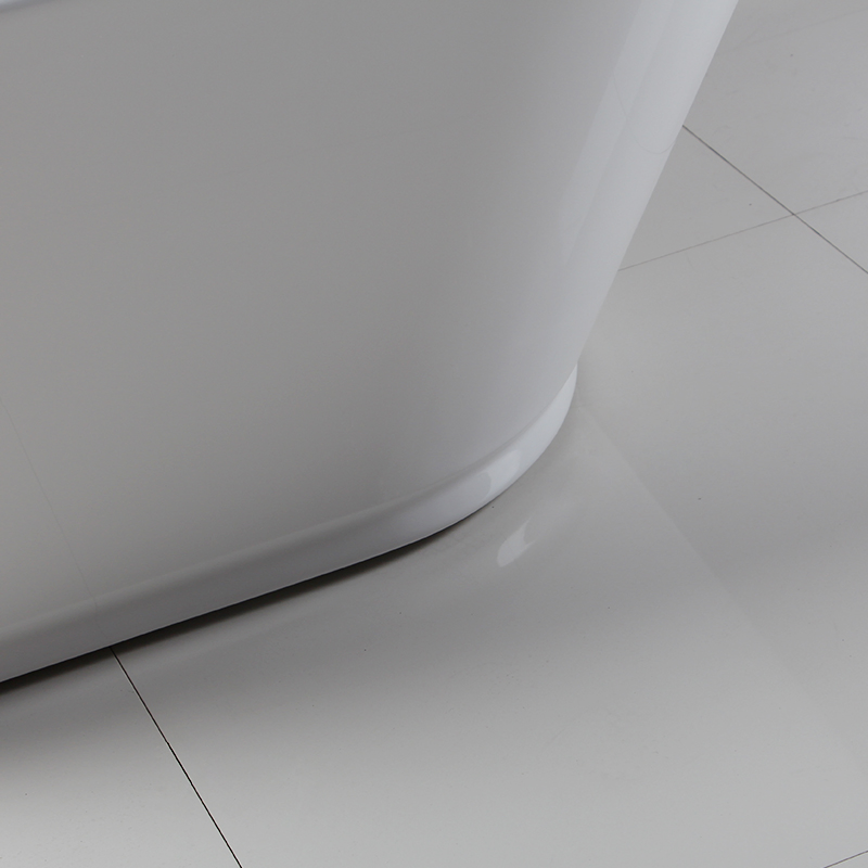 Портативная овальная акриловая ванна