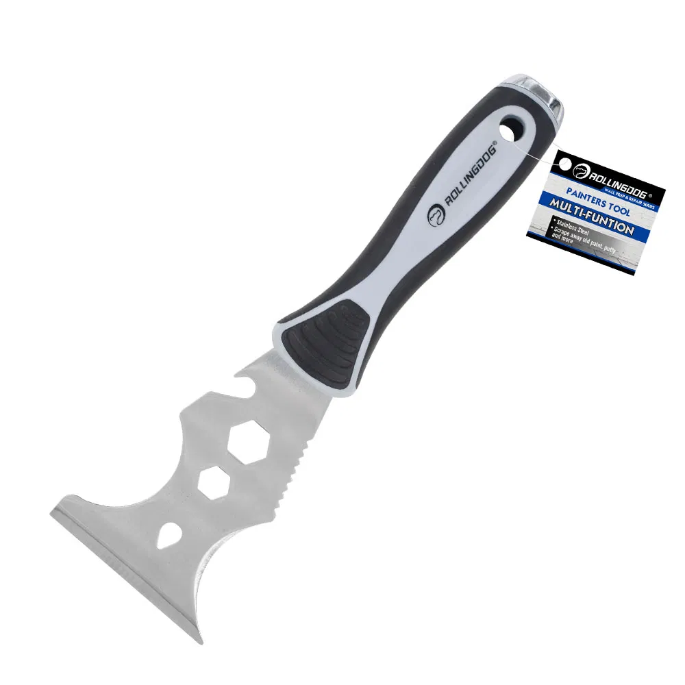 Rollingdog-PRO 50019 12 in 1 Multifunctional Painter's Tool 3 Inch Putty Knife