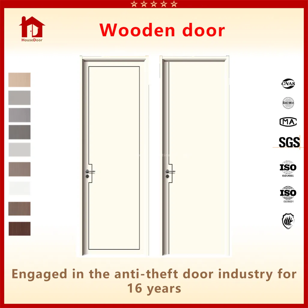 Luxury Wooden & Engineered Wood Composite Interior Doors for Entrance, Security Exterior & Aluminum/Sliding Door Option, Flush Design with Walnut Veneer