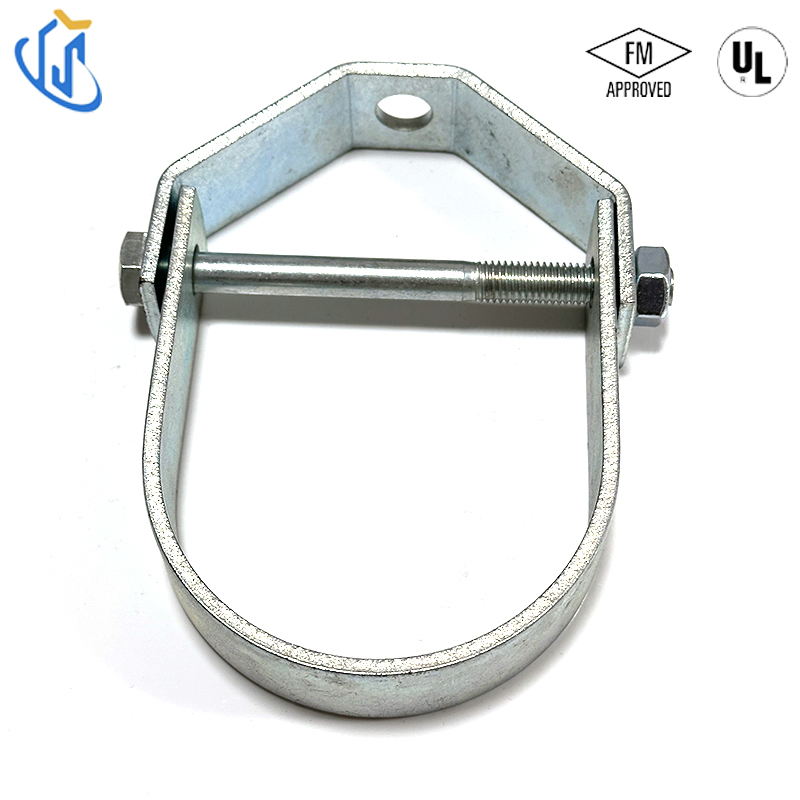 FM UL Seismic Bracing Suspension Clevis Horseshoe Shape Pipe Clamp Hanger