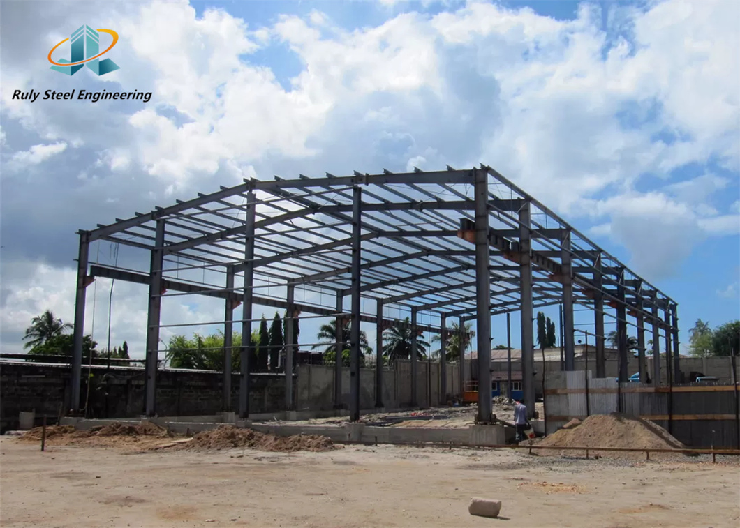 Space Customizable Prefab Seismic Wind Resistant Steel Structure Warehouse