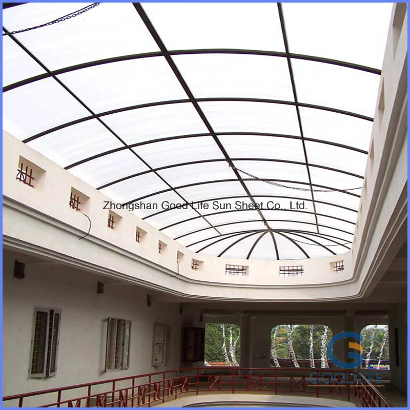 10-Year Warranty UV Resistant 8mm Triple Wall Polycarbonate Hollow Sheet