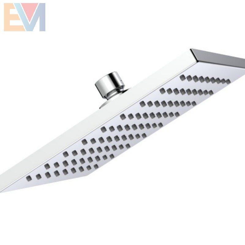 Bathroom Showerhead High Pressure Adjustable Square Rain Shower Head