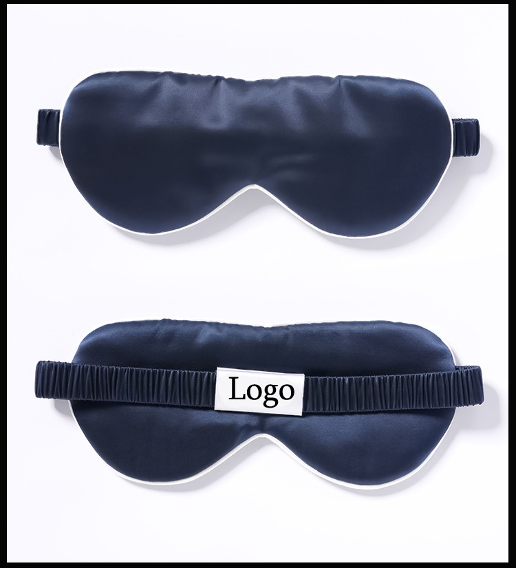 Factory Custom Classic Print Pure Silk Shading Ladies Eye Mask
