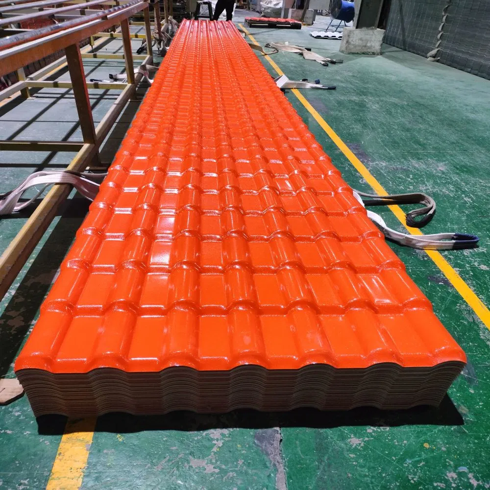 Waterproof ASA PVC Roof Tile Plastic Roofing Sheet for Villa