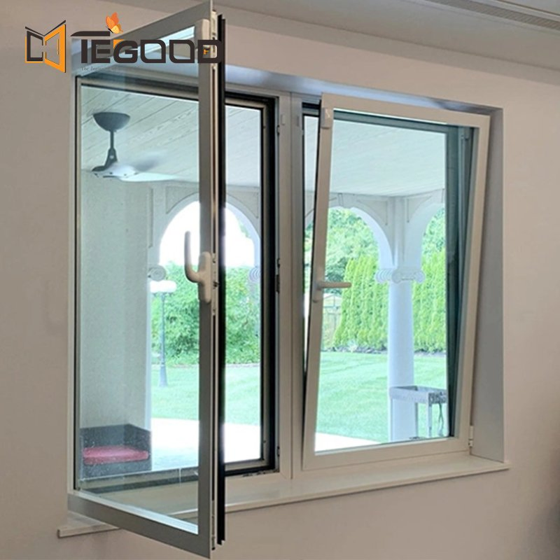 UPVC Energy Saving Passive House 60 Series Casement Glass Windows