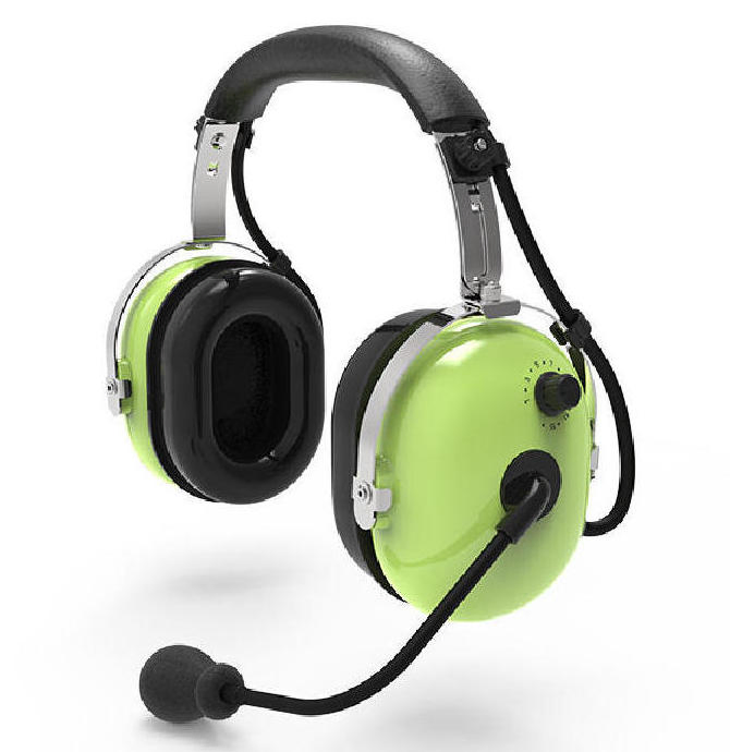 Wireless Full Duplex Intercom Headset for Aircraft Use