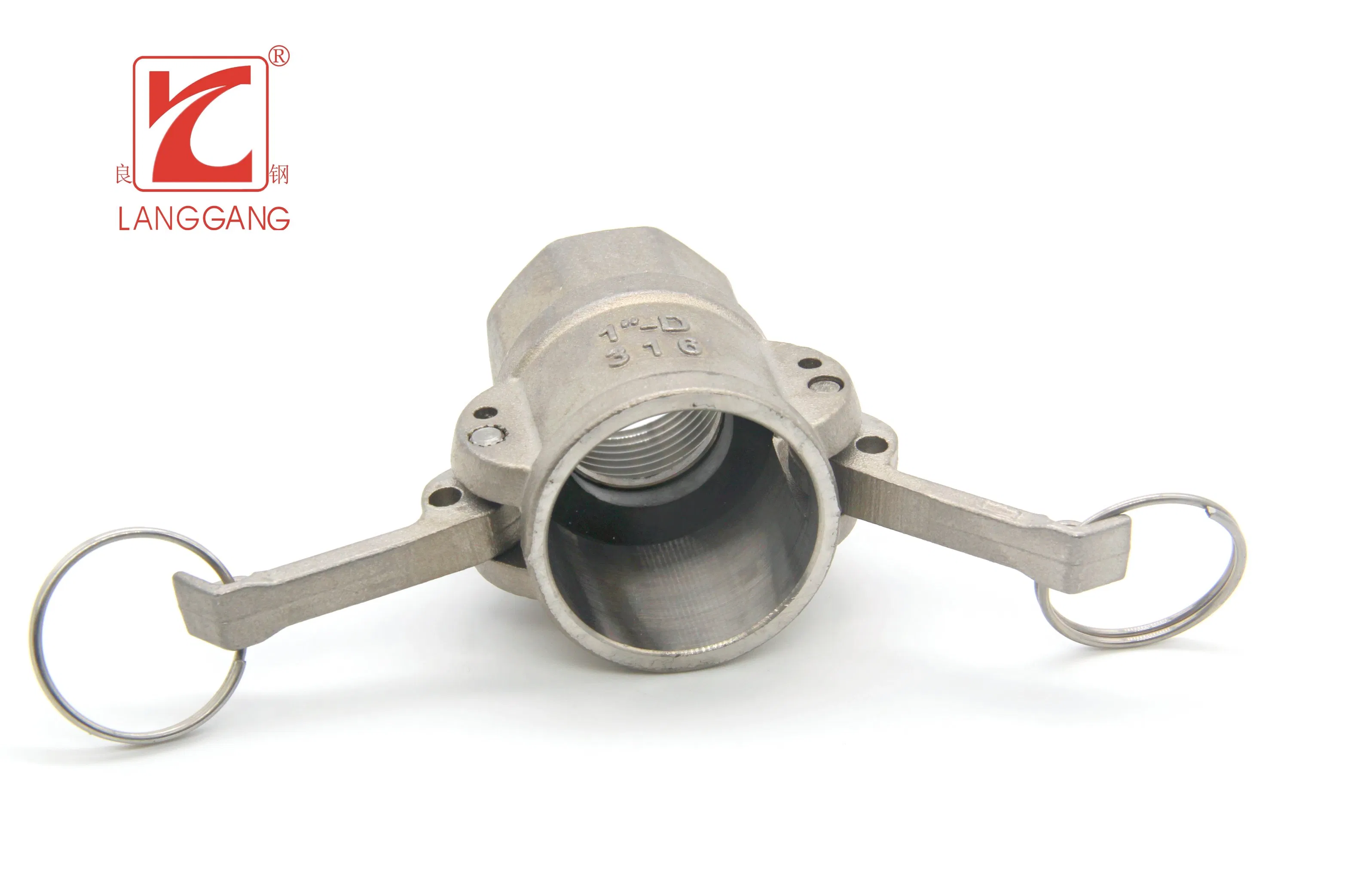Lianggang Investment Casting Stainless Steel Threaded Type D Camlock for Hoses