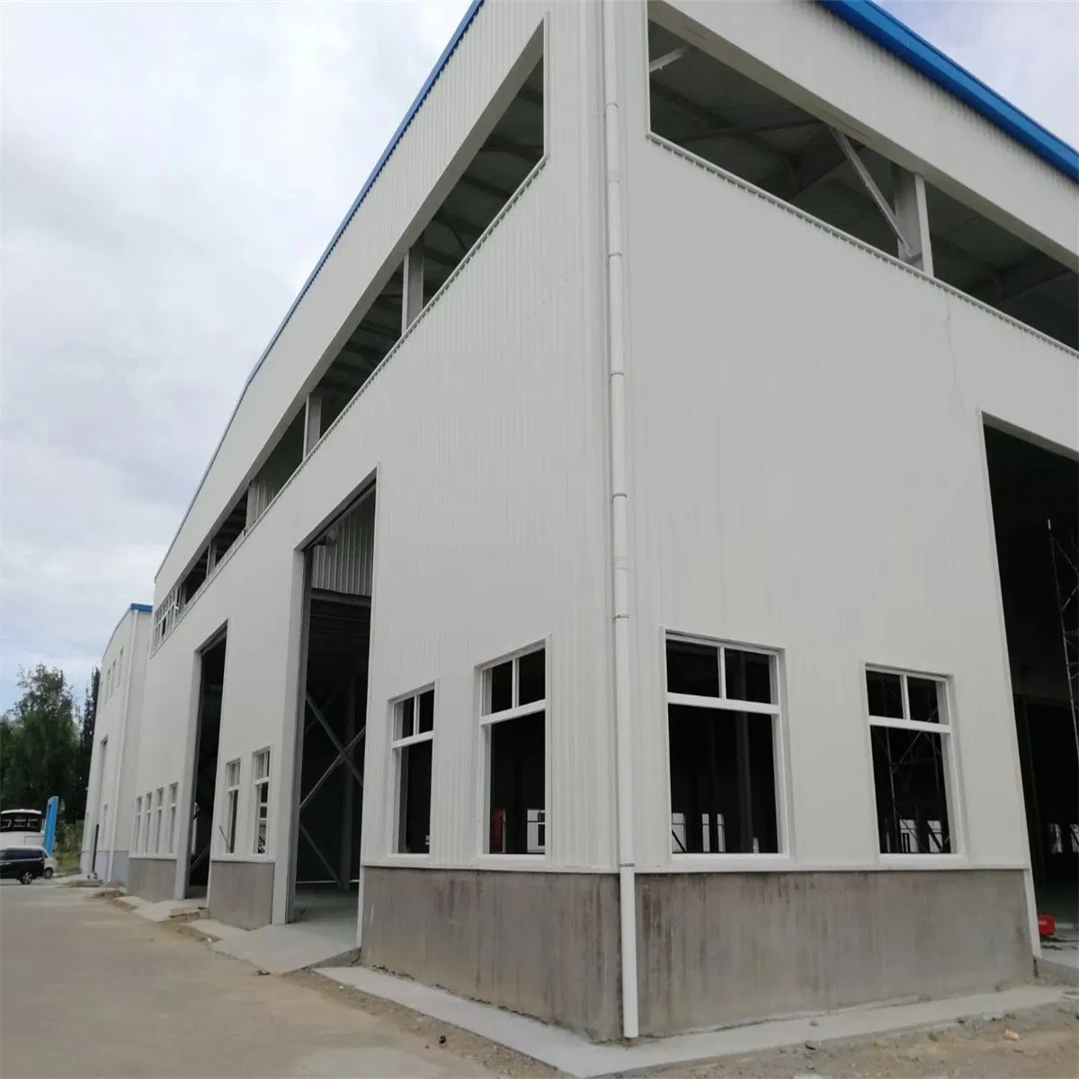 Production Manufacturing Technology, Design, Modern Steel Production Plant, Factory Warehouse