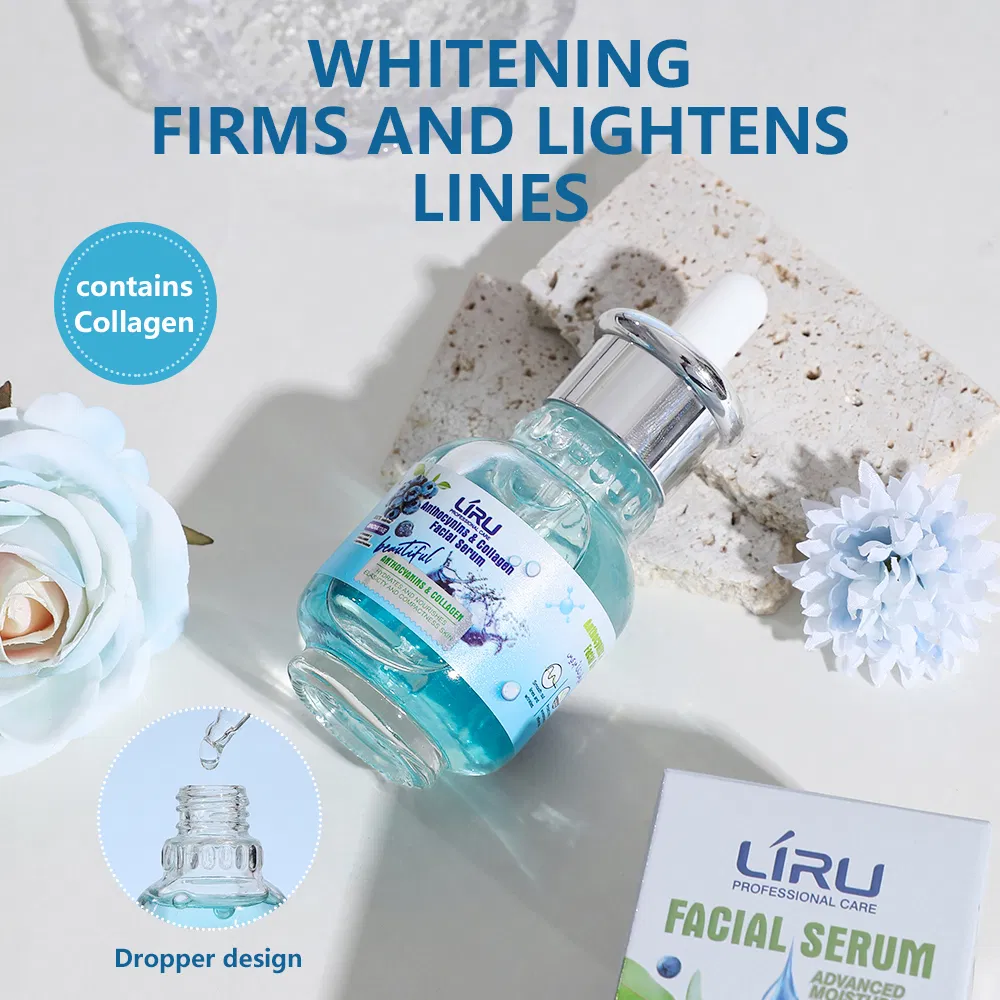 Liru Blueberry & Organic Collagen Hydration Serum Firming Face Skin Care Serum
