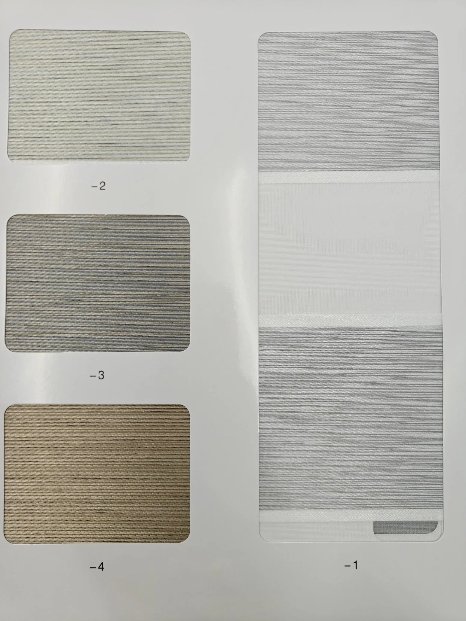 Customizable Striped Heat Insulation Roller Blinds for Modern Homes