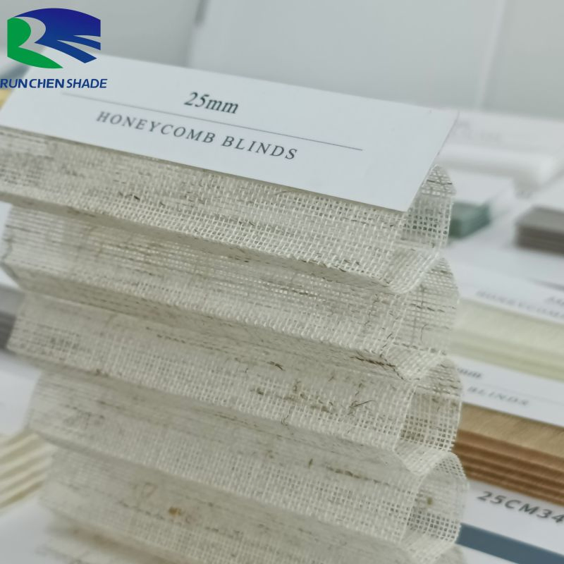 100% Blackout Waterproof Honeycomb Blinds Fabric Cellular Shades Pleated Non-Woven Fabric Shutters