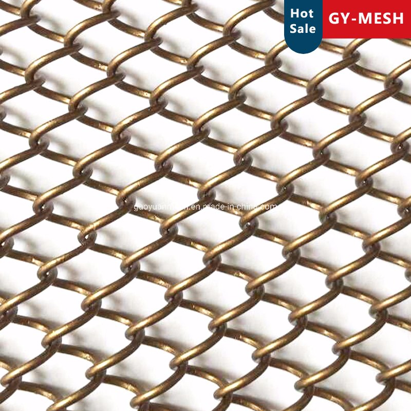 Decorative Mesh Aluminum Mesh Curtain Metal Coil Drapery Screen