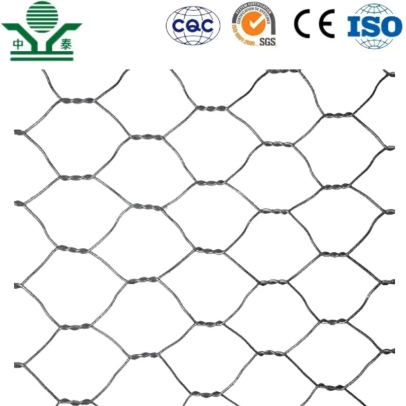 Zhongtai Hot Dipped Galvanized Cyclone Wire Mesh Chain Link Fence Roll