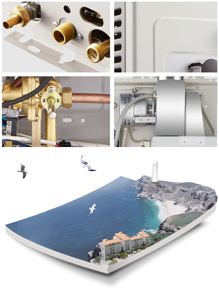 Tankless Geyser Pulse Ignition Water Heater Gas Burner Spare Parts