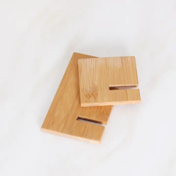 Free Customized Bamboo Mobile Phone Stand Holder /Holder for Watch/Charging/Telephone /iPad