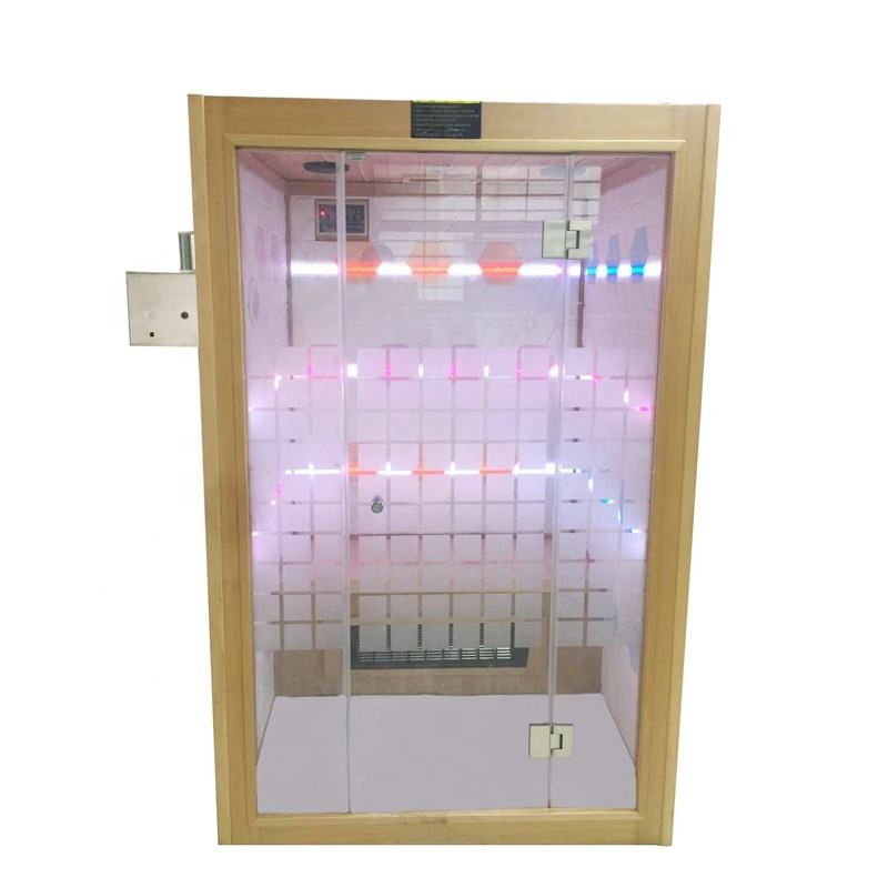 2 Person Salt Bricks Far Infrared Sauna Room with Salt Generator Used for Salt Therapy
