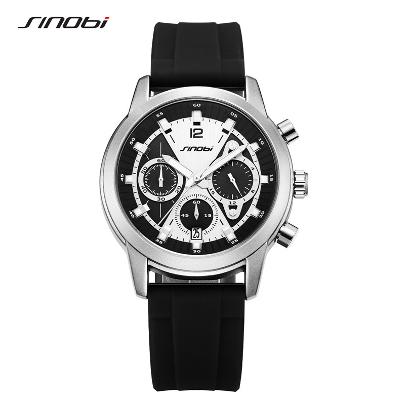 Hot-Selling Sinobo S9916g Neutral Waterproof Calendar Men's Multi Functional Quartz Watch
