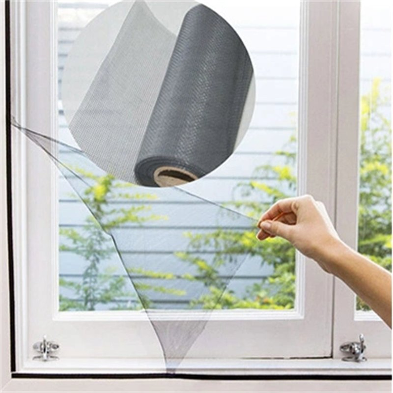 Fiberglass Yarn Fly Screen Mesh Black Insect Screen