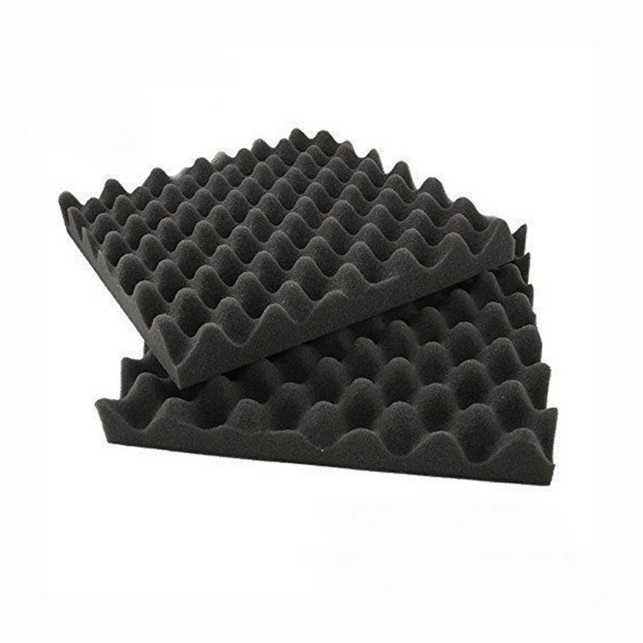 High Quality Cut to Size Black Soundproof Egg Crate PU Foam