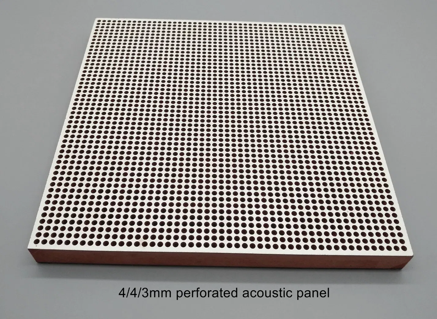 4/4/3mm Straight Perforated Acoustic Panel for Wall and Ceiling Sound Absorption Solution