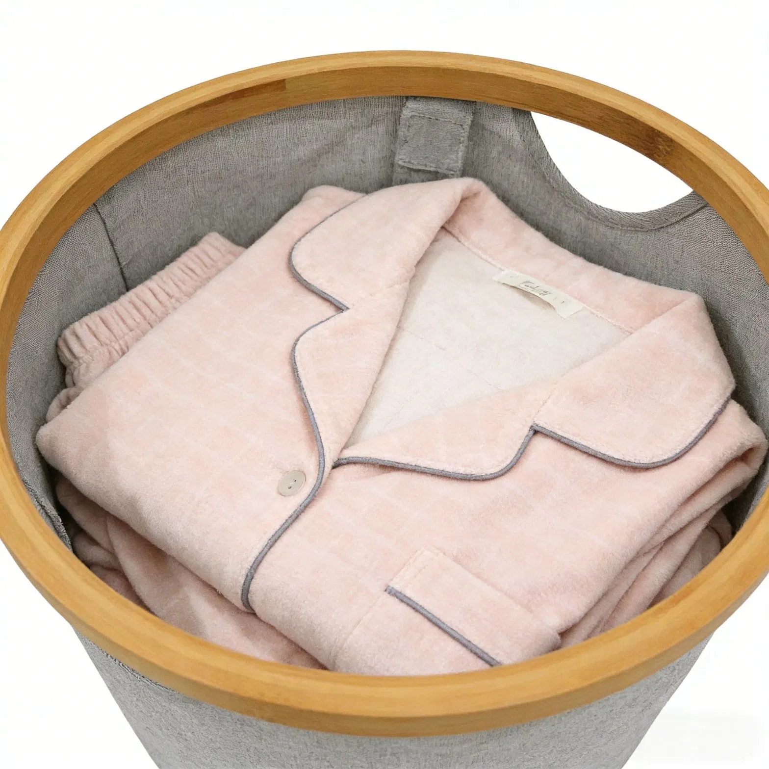 Collapsible Fabric Laundry Hamper Freestanding Dirty Clothes Basket with Handle