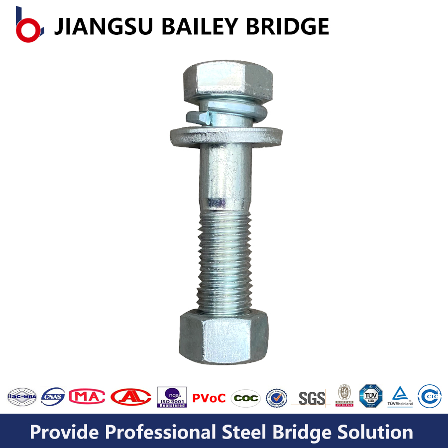 Top Grade Weatherproof Heavy Gauge Chord Bolt Bailey Steel Construction Bridge