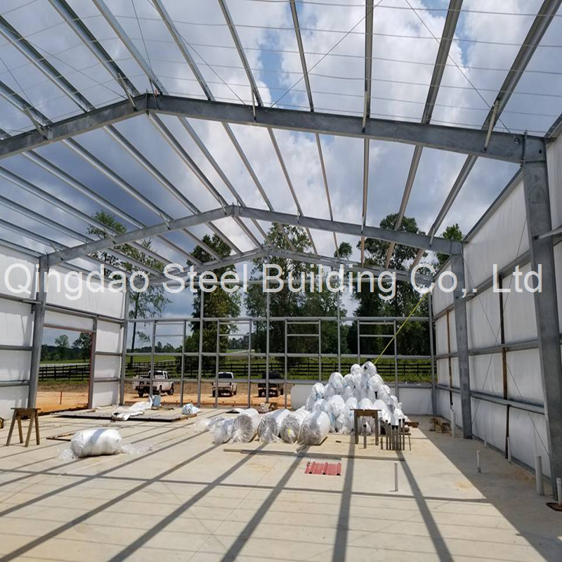 Prefab Modular Steel Workshop Building Construction Hangar Shed Prefabricated Steel Structure Warehouse