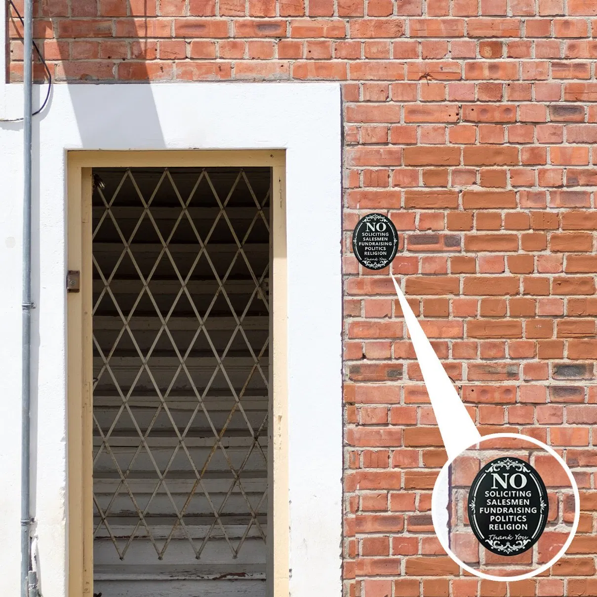 Modern Design Customized Aluminum Sign for Doors Windows or Any Other Flat Surface Outdoor Indoor Use