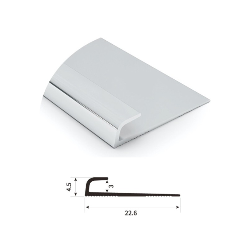 Flooring Accessory Aluminum Edge Strip for All Kinds of Flexible Flooring