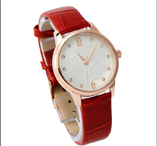 2015 Leather Fashion Bracelet Lady Watch