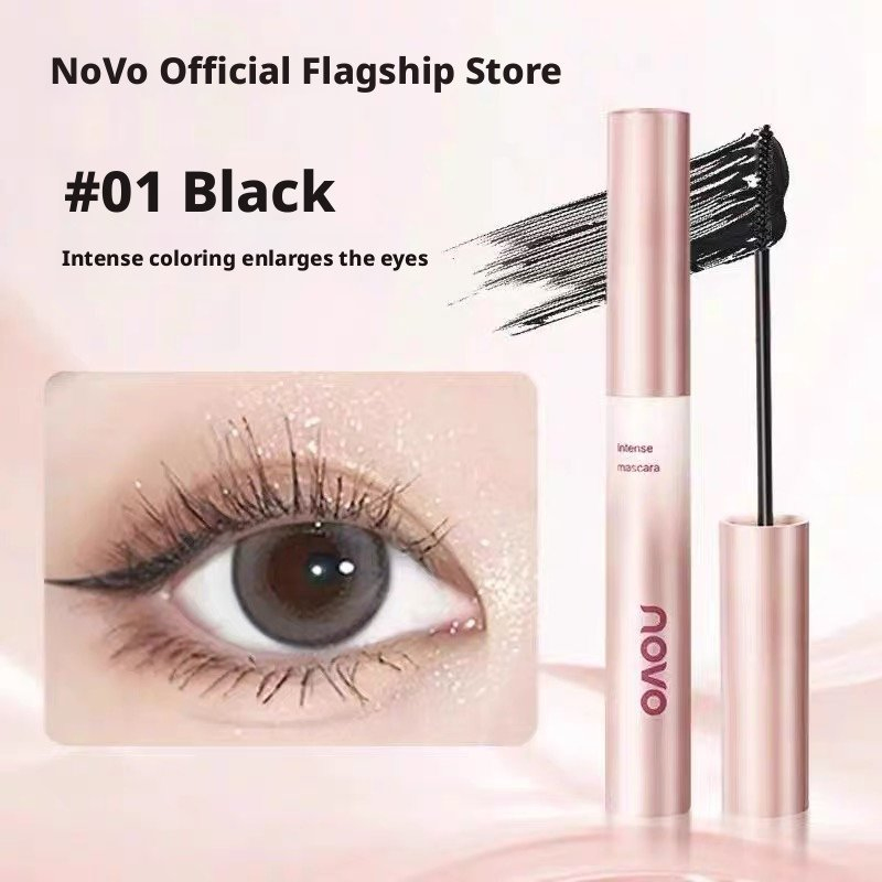 Novo Lengthening Curling Mascara Waterproof Long-Lasting Setting Eye Cosmetics