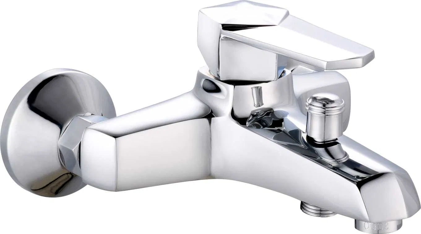 Modern Double Hole Shower Faucet Water Mixer for Stylish Bathrooms