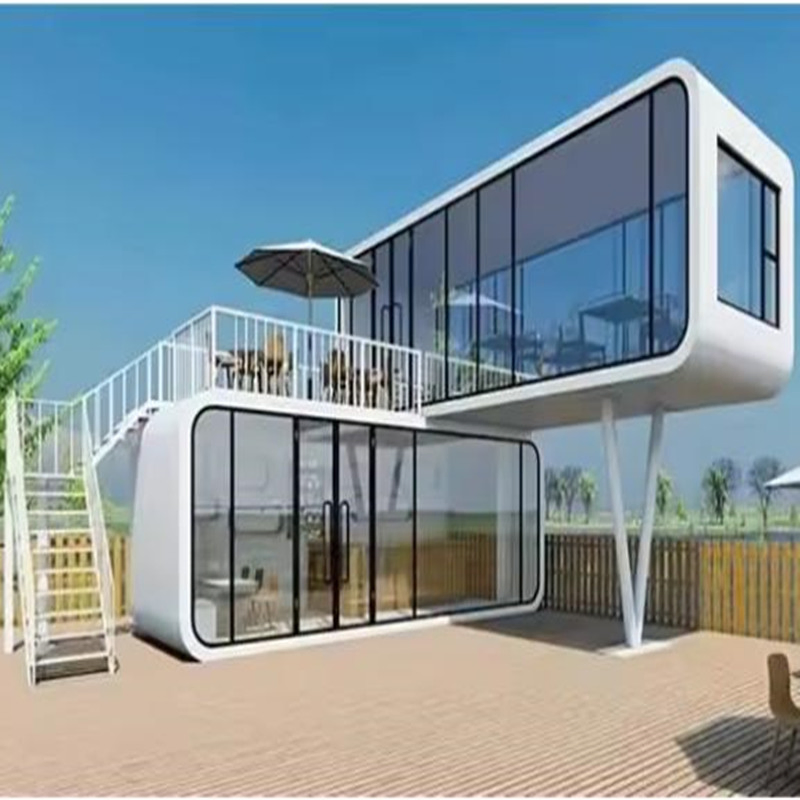 Outdoor Prefabricated Space Capsule Sleeping Glamping Pod House Casa Container Apple Cabin