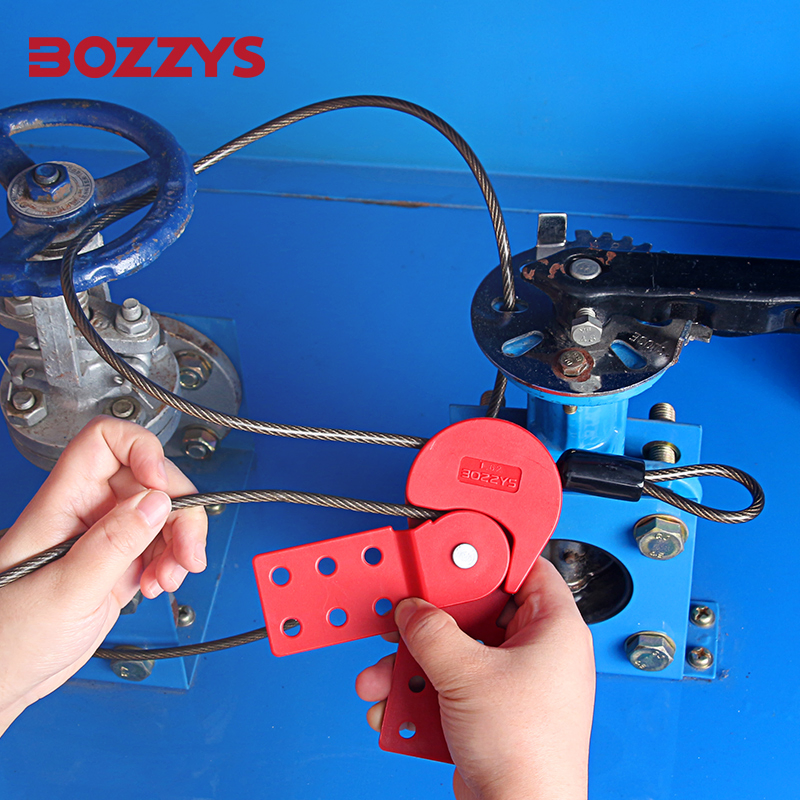 Industrial Safety Cable Lock out Device Used with Padlock
