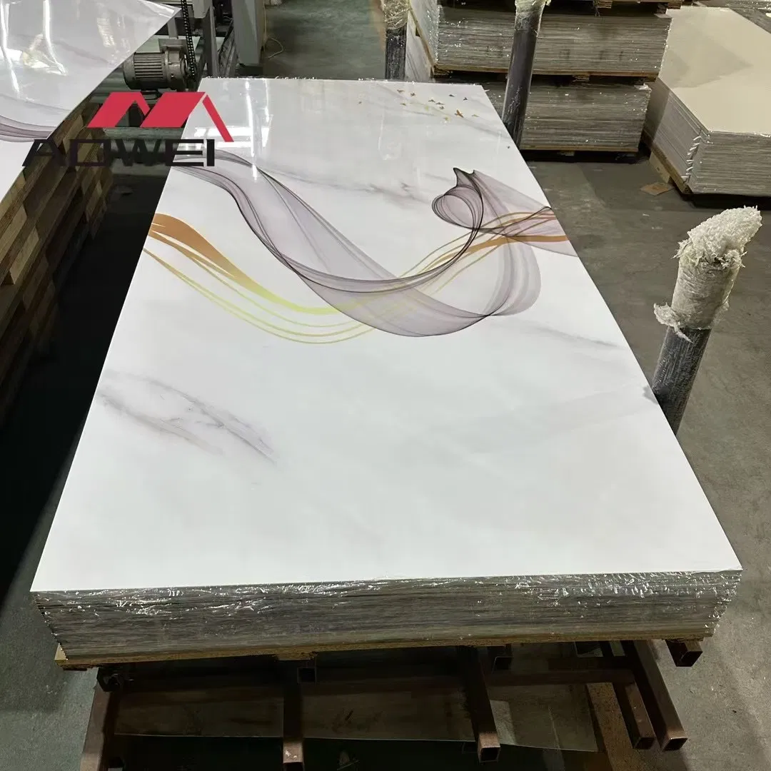 Premium PVC Marble Sheets with UV Coating for Stylish Walls