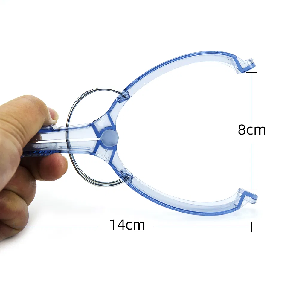 Transparent Plastic Clothes Pins Dress Shirt Collar Holder