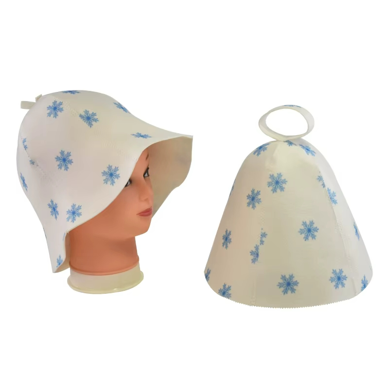 Handcraft Manufacturer Custom Top Quality Wool Patterns Bath and Sauna Hat