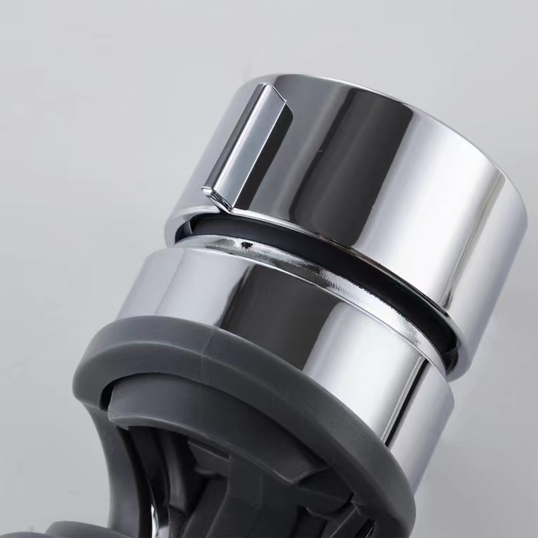 Premium Chrome Shower Head Holder for Adjustable Versatility