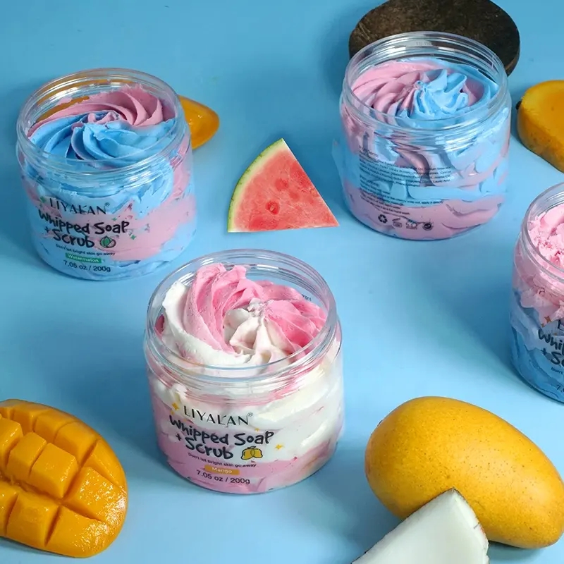 Whipped Soap Bath Shave Cream Soften Body Wash Scrub