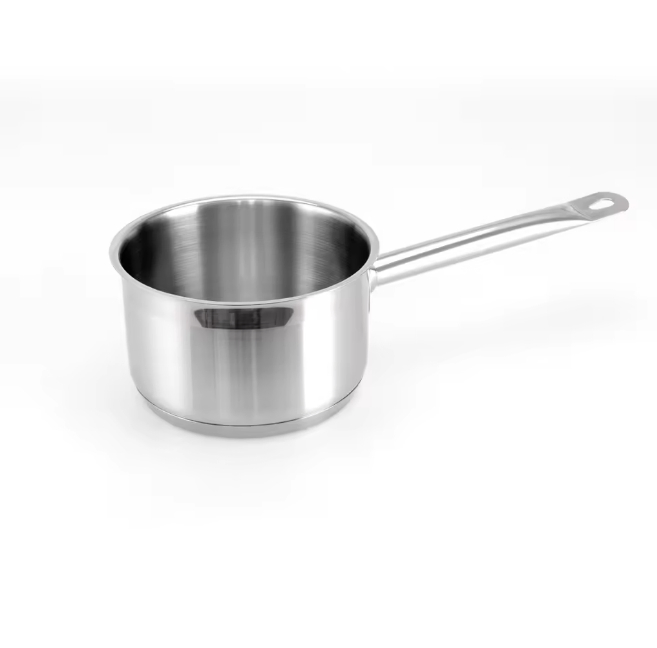 Factory Direct Eco-Friendly Stainless Steel Sauce Pan Gas Stove Compatible for Restaurant Kitchen Use Cookware Sets