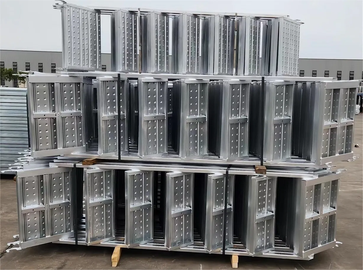 Steel Access Scaffold Step Ladder with Hook and Handrail for Parts Construction