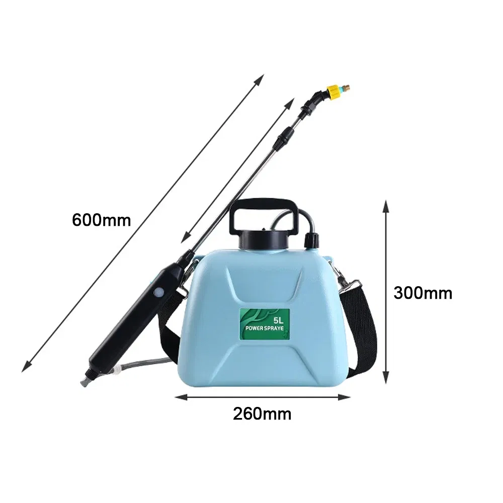 Shoulder-Type Electric Sprayer Disinfection Spray 5L Electric Watering Can Gardening Watering Can Portable Electric Sprayer