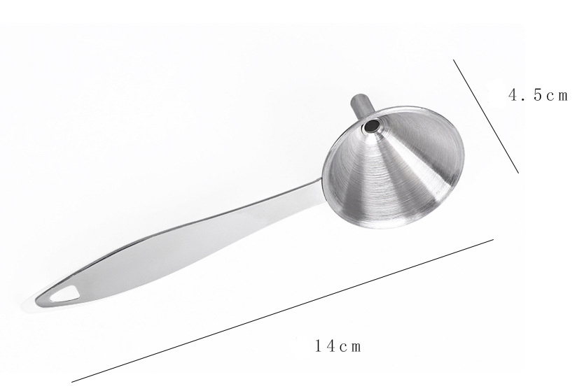 304 Stainless Steel Funnel with Detachable Strainer Kitchen Tools Funnels